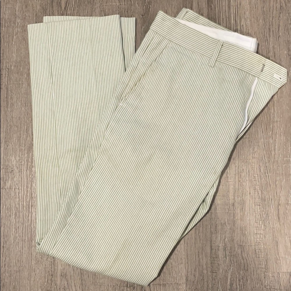 Light Green Striped Chino’s